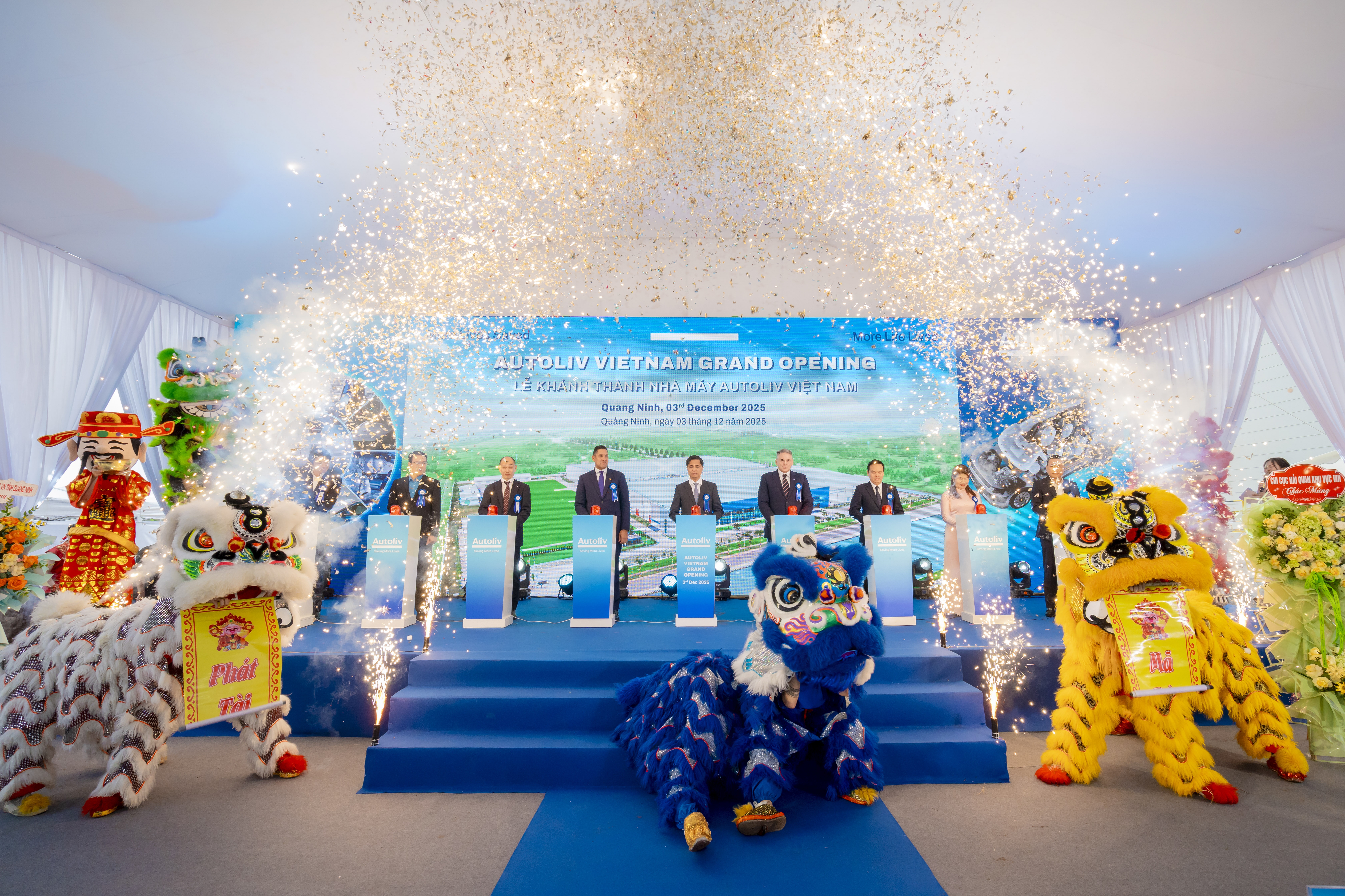 オートリブ、ベトナム初の生産工場を開設